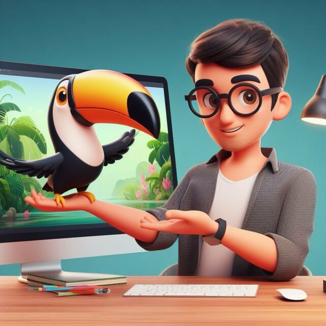 Tucan IT. Diseñado con IA generativa de Microsoft Bing Creator