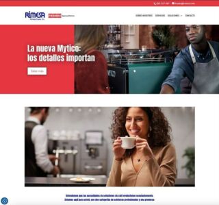 Desarrollamos la web del distribuidor oficial y sat de cafeteras Franke para España rimesa.info/franke #tucanit #madeinprat #desarrolloweb #elpratmola
