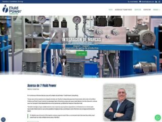 Desarrollamos la web de 7fluidpower.com, consultores en Oleo-Hidraulica #tucanit #madeinprat #paginasweb